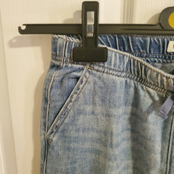 Levi's Denim Big Boy Joggers Jeans Light Blue Wash Size 12 - Picture 5 of 7